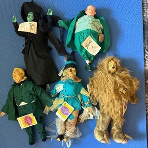 Wizard of Oz 80’s VTG Collectible Dolls Set